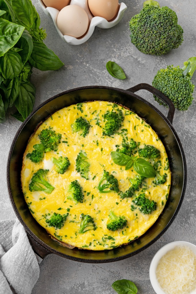 أومليت بالبروكلي