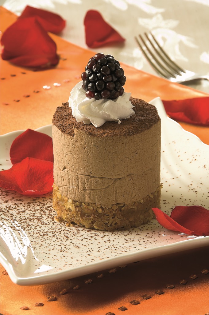 موس الشوكولاتة بالتفاح