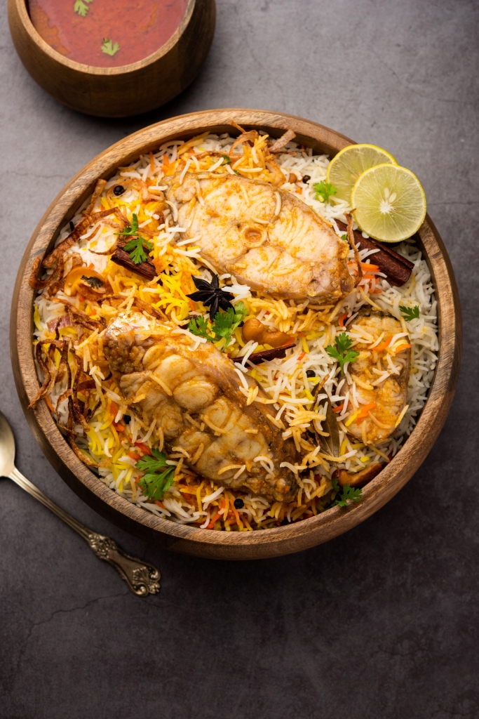 طريقة تحضير كبسة السمك بالأرز البسمتي