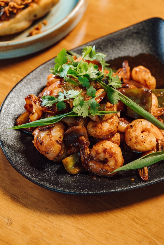 روبيان بالفلفل الحار