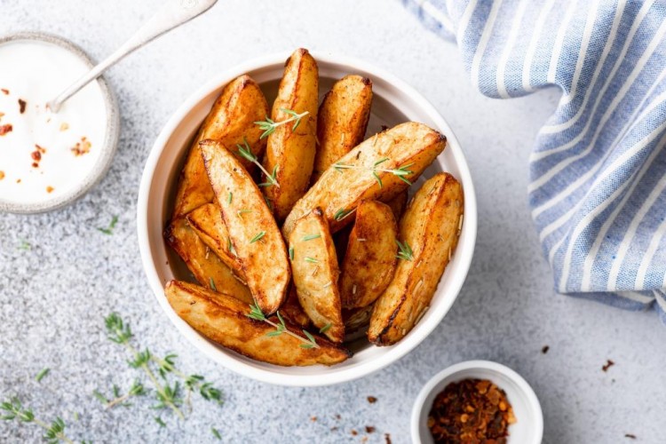 بطاطس ودجز مشوية