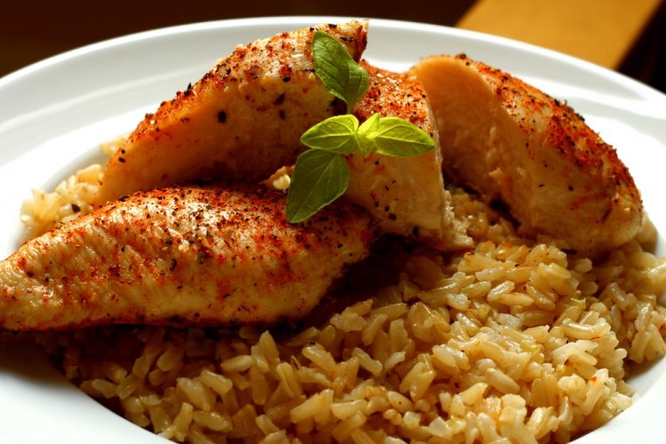 دجاج محمر بالفرن بالكاجون للرجيم