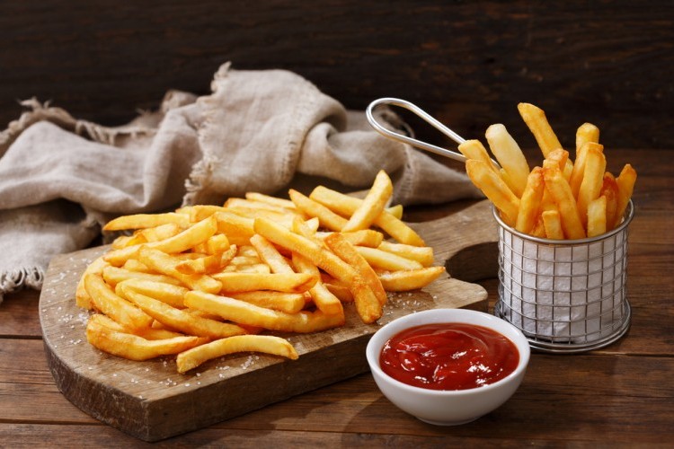 البطاطس المقرمشة بالنشا