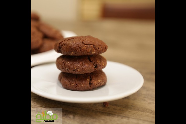 كوكيز الشوكولاتة بالشوفان خطوة بخطوة بالصور