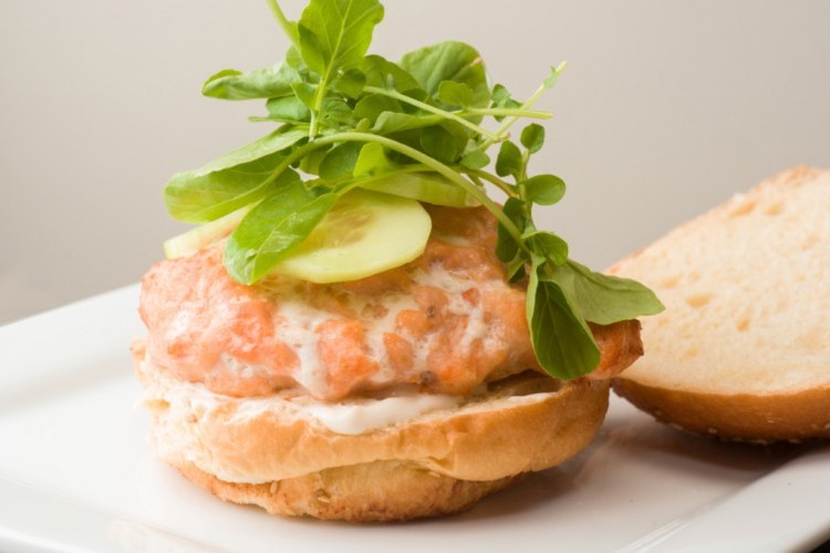 برجر السلمون