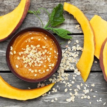 شوربة القرع بالشوفان