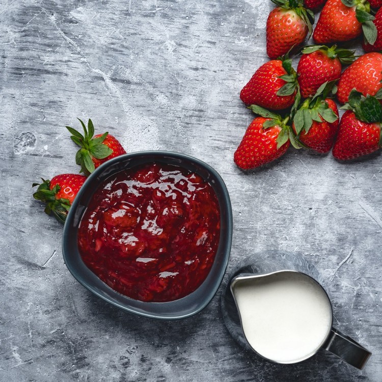 طريقة تحضير مربى الفراولة الخالي من السكر