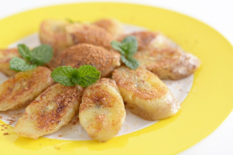 فطائر الموز بالعسل والقرفة للرجيم