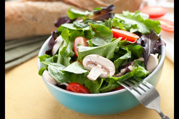 سلطة الجرجير بخل البلسمك