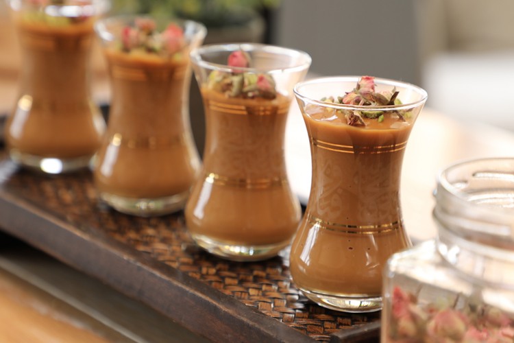 مهلبية بنكهة شاي الكرك