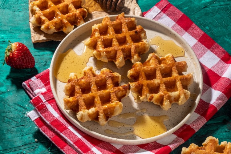ميني وافل بالعسل