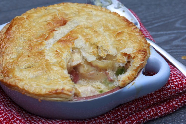 صينية دجاج بالبف باستري