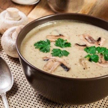 أسهل شوربة فطر