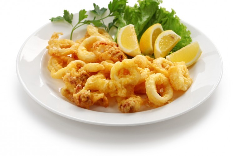 الكاليماري المقلي بالقرشلة