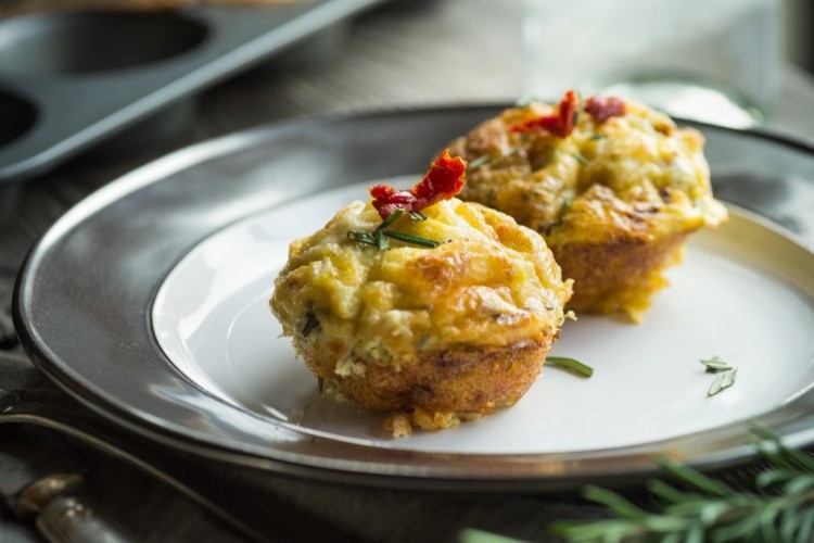 مافن مالح بالخضار للفطور