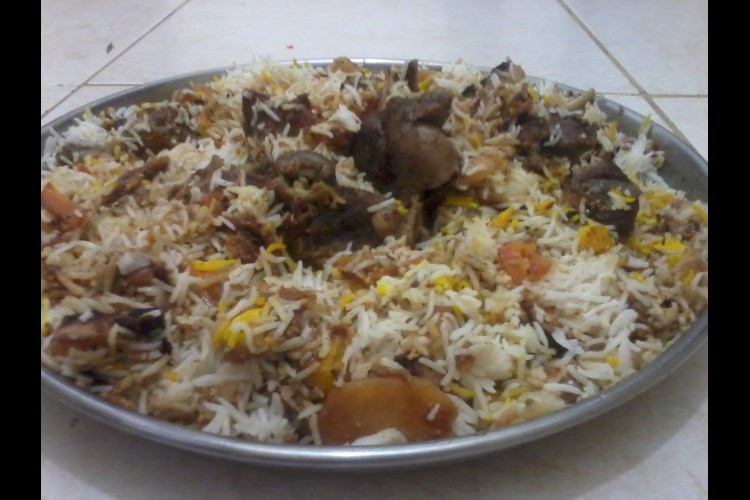 كبسة لحم بنكهة الشواء