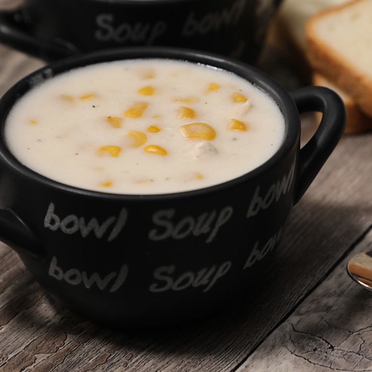 شوربة الدجاج بالذرة والكريمة بالفيديو