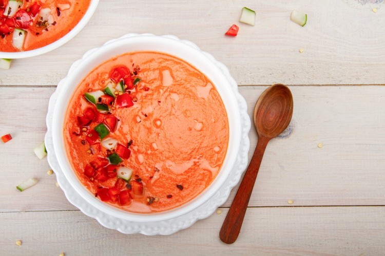 شوربة الشوفان بالطماطم السهلة