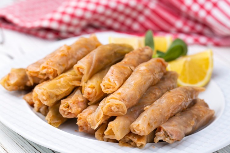 محشي ملفوف بدون لحم