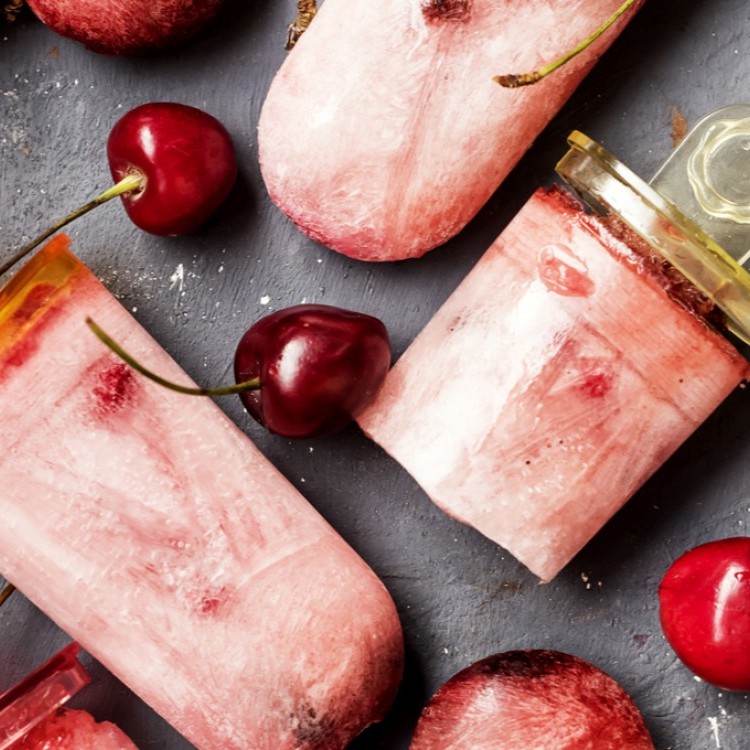 آيس كريم كرز بالحليب