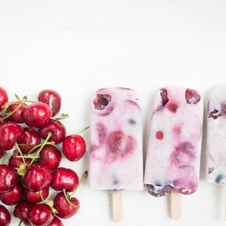 آيس كريم كرز للنباتيين