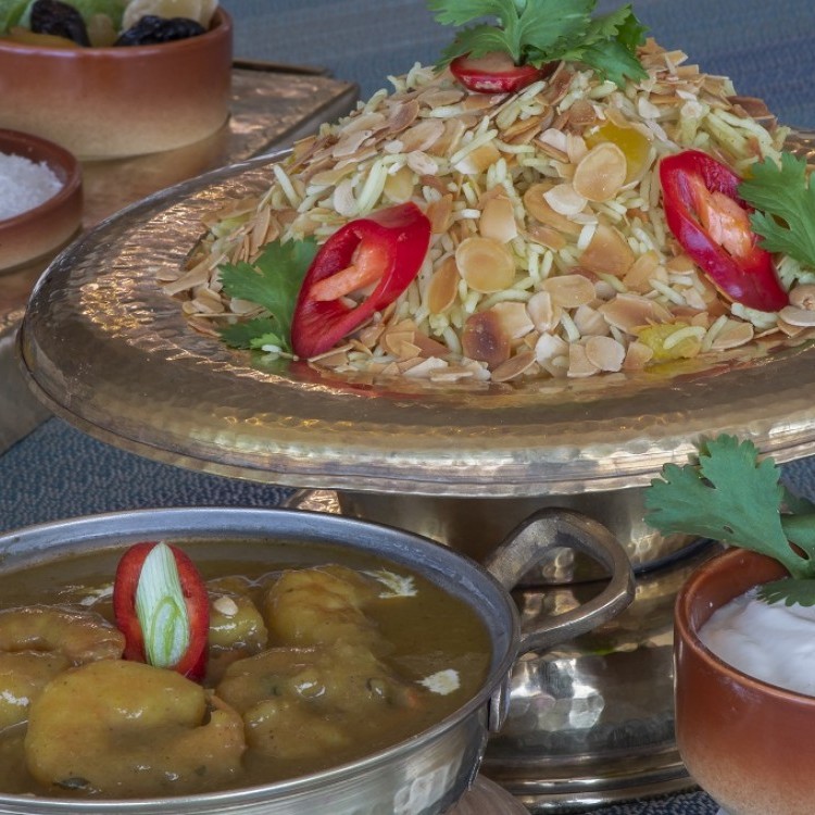 أرز بالروبيان على الطريقة الآسيوية