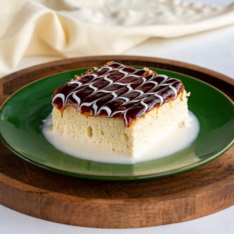 كيكة الحليب والكراميل التركية