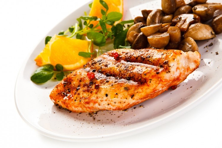 دجاج مشوي بالفرن مع الفطر والتتبيلة المميزة