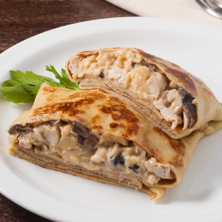 كريب بالدجاج والجبن