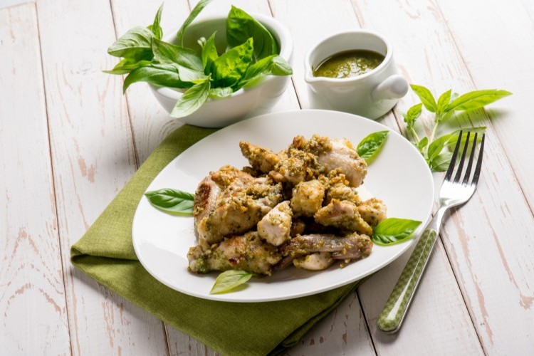 دجاج بالبستو للرجيم