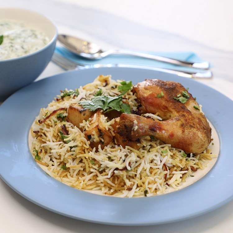 برياني الدجاج السهل بالفيديو