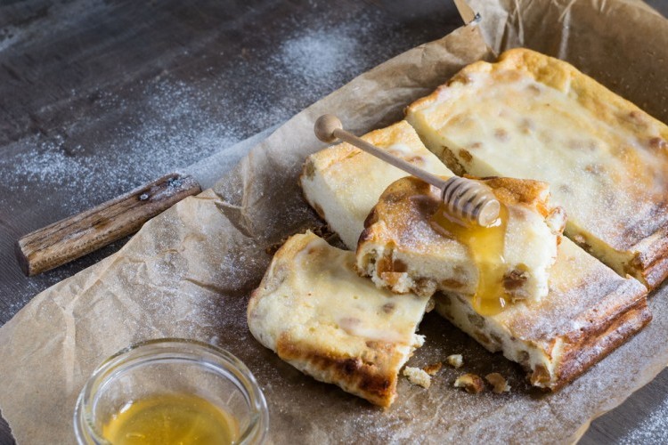 فطيرة الأجبان بالعسل