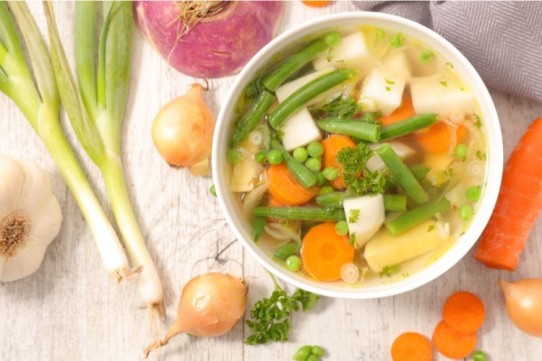 وصفات شوربة الخضار الصحية