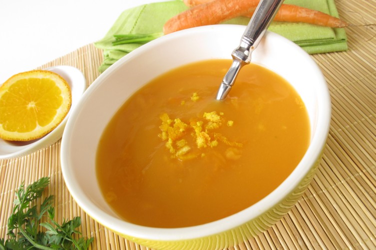 شوربة الجزر والبرتقال