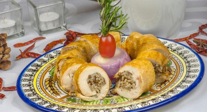 الدجاج المحشو