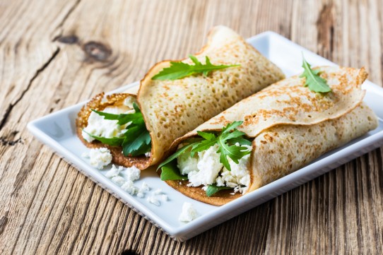 كريب بالجبنة والبقدونس