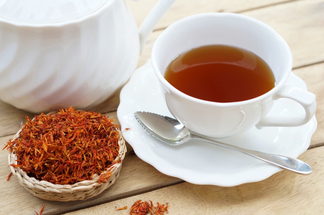 شاي بالزعفران