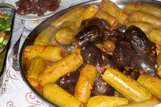 محشي الباذنجان والكوسا