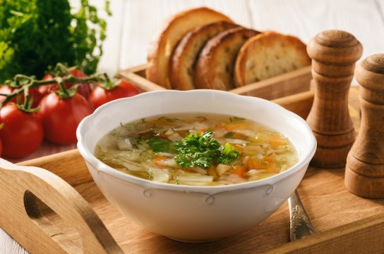 شوربة الخضار بالشوفان