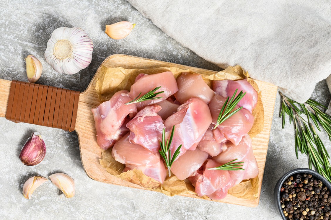 طريقة تقطيع دجاج البروستد