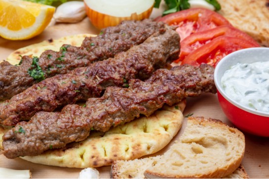 كباب مشوي بالفرن بالخلطة الخاصة