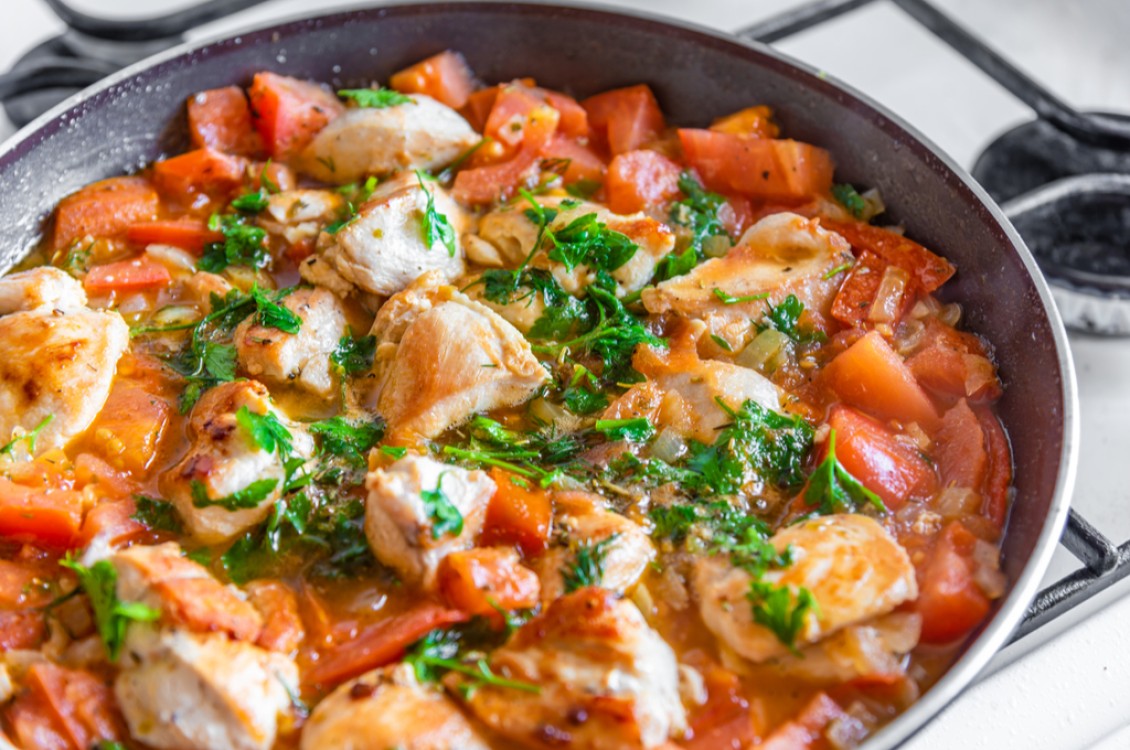 شكشوكة بالدجاج