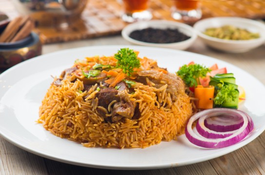 كبسة بلحم العجل للرجيم