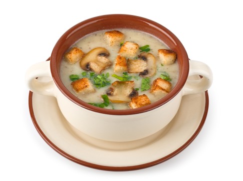 شوربة الخضار بالمشروم