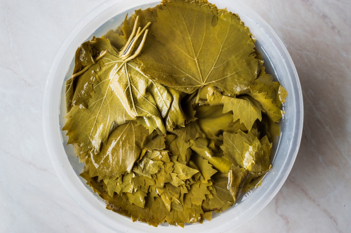 طريقة سلق ورق العنب