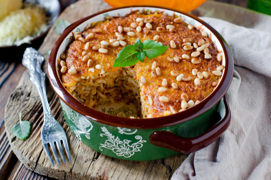 صينية رز بالدجاج