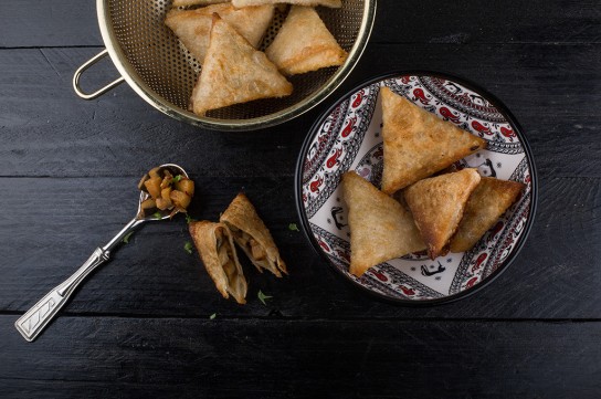 سمبوسة بالباذنجان