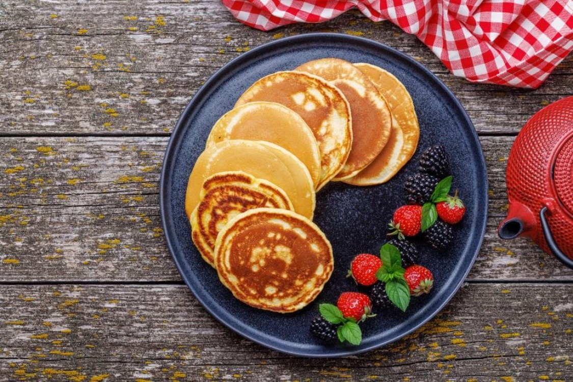 بان كيك كيتو بدقيق اللوز