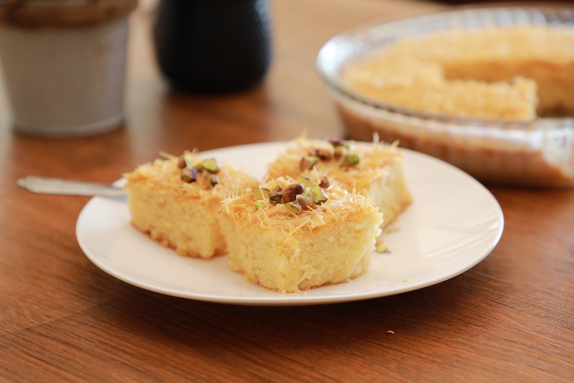 بسبوسة الشعيرية الباكستانية بالفيديو