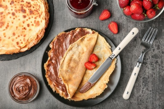 حلى الكريب بحشوات منوعة